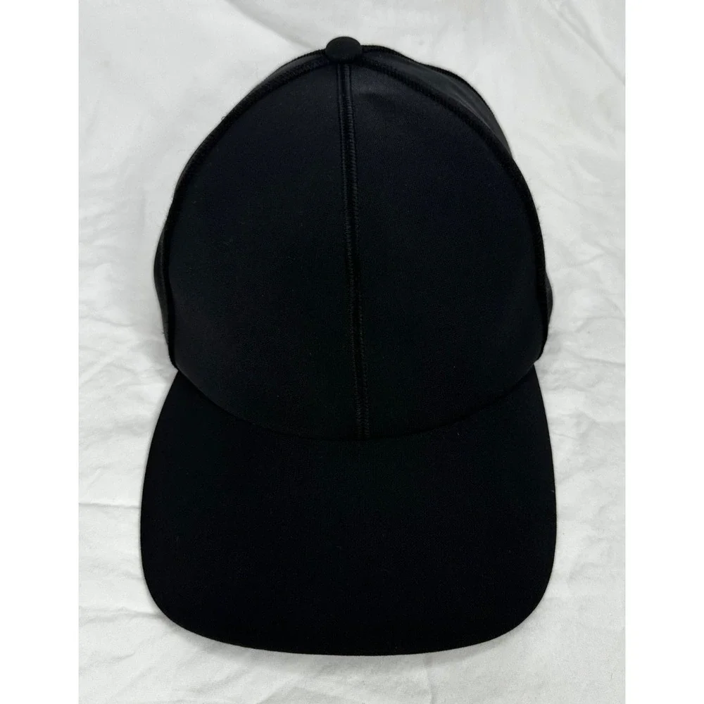 Lululemon Women Hat Baseball Cap Black One Size OS Adjustable Classic Activewear